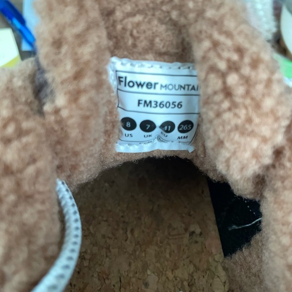 Free People Mens Flower Mountain KOTETSU Sneakers Suede Faux Shearling US 8 41 - Picture 9 of 9